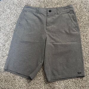 O'Neill Men's Charcoal Flat Front Shorts